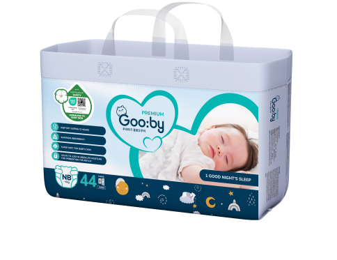 Bỉm dán Goo:by Premium – Size NB