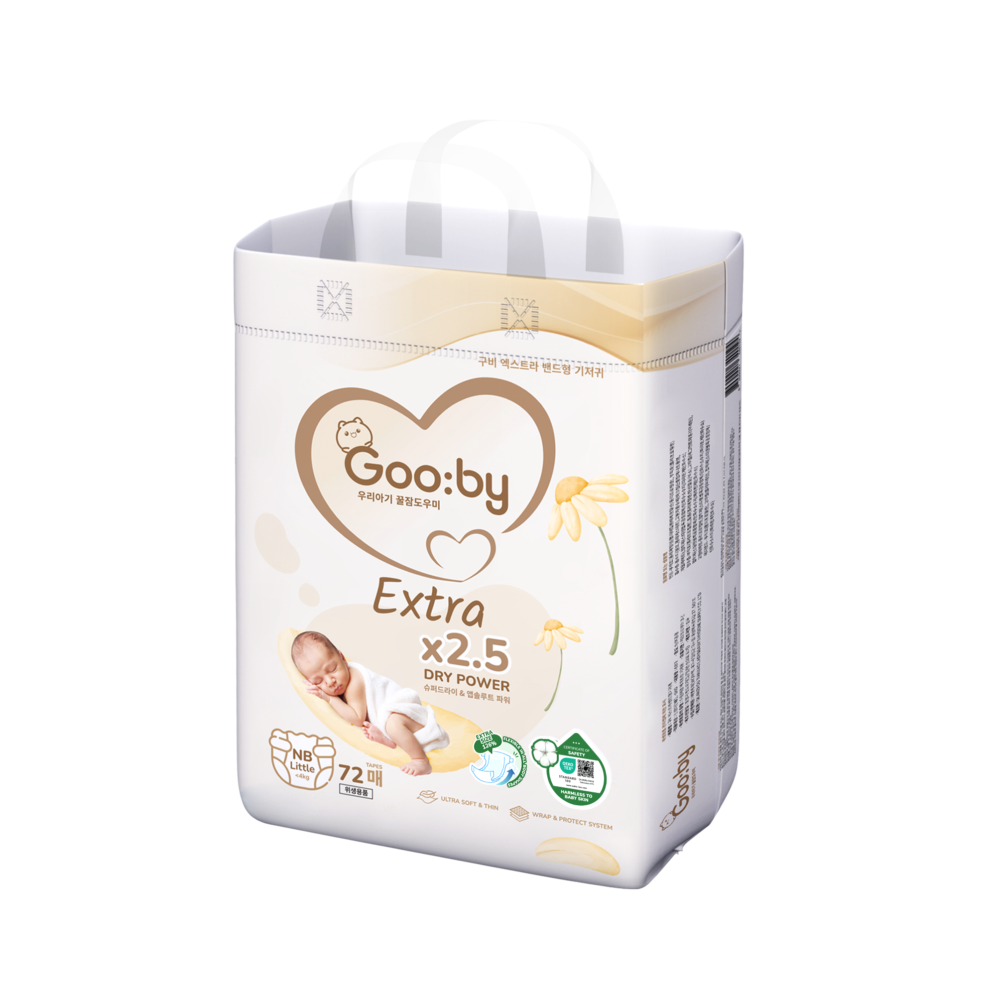 Bỉm dán Goo:by Extra – Size NB Little